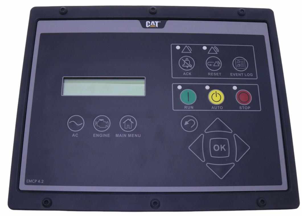 CAT Generator Controller Panel EMCP 4.2