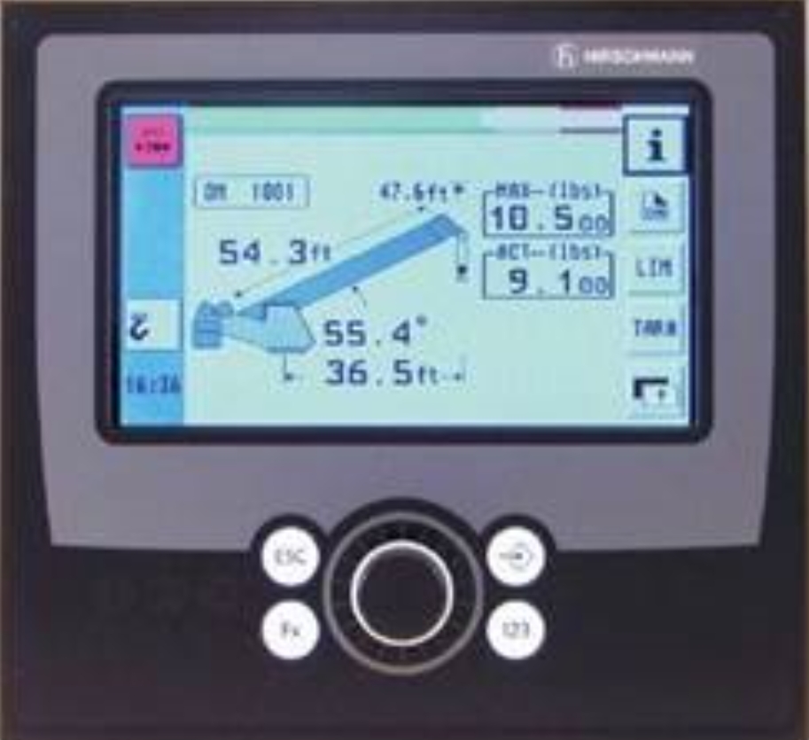 LCD for Hirschmann iSCOUT expert compact 50650060101 607383.
iSCOUT expert compact is used with Hirschmann IFLEX E2 central unit 606949 21002060001, it is mostly used for Grove RT Crane.